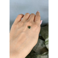 1.14 Ct. Green Sapphire from Madagascar Life Style