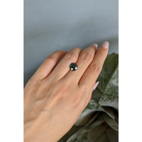 2.53 Ct. Yellowish Green Sapphire from Madagascar Life Style