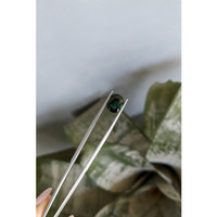 3.46 Ct. Green Sapphire from Madagascar Life Style
