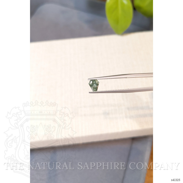 0.90 Ct. Green Sapphire from Montana