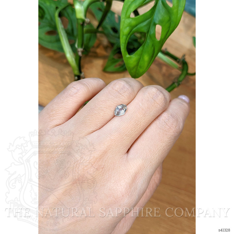 0.98 Ct. Grey Sapphire from Montana