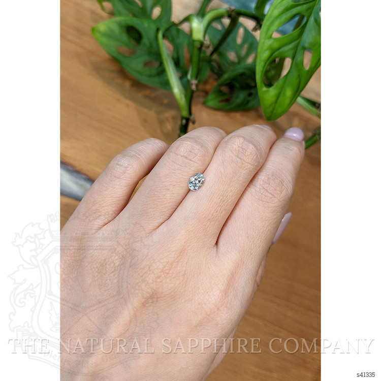 0.81 Ct. Bluish Green Sapphire from Montana