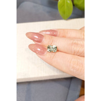 2.76 Ct. Yellowish Green Sapphire from Montana Life Style