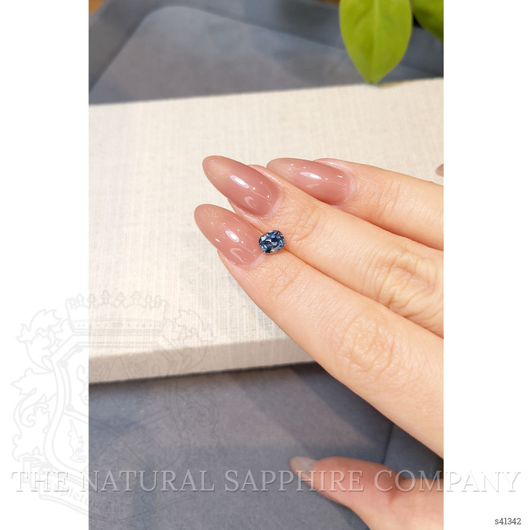 0.91 Ct. Blue Sapphire from Montana