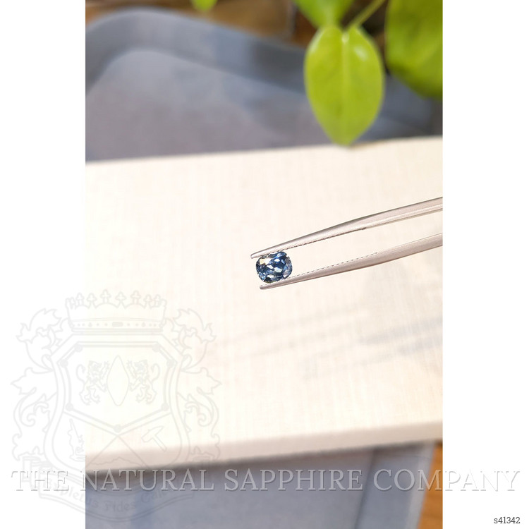 0.91 Ct. Blue Sapphire from Montana