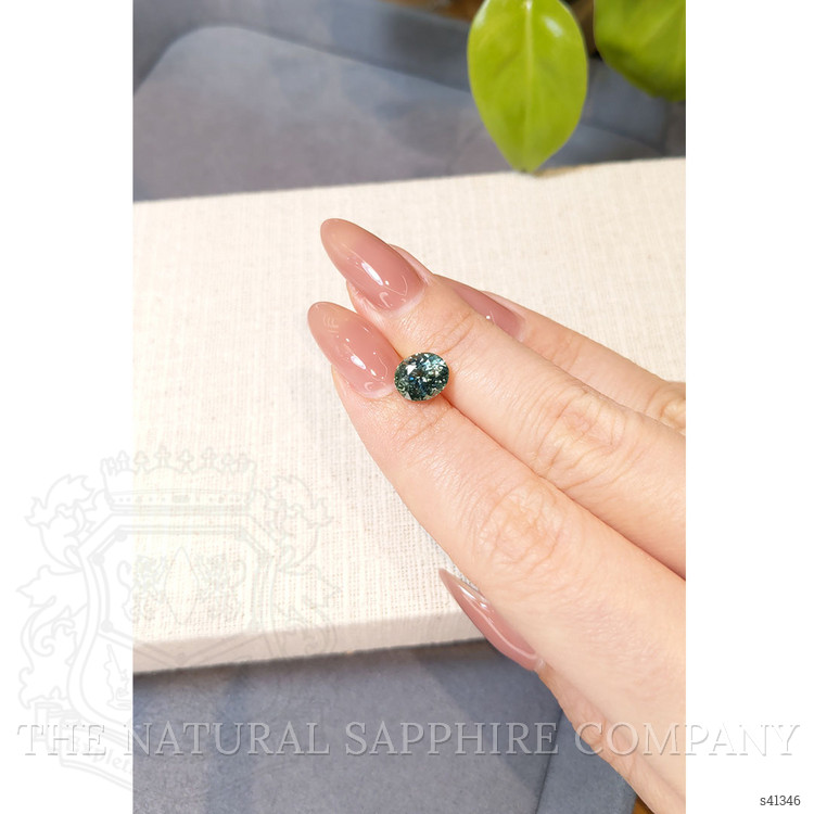 2.91 Ct. Bluish Green Sapphire from Montana