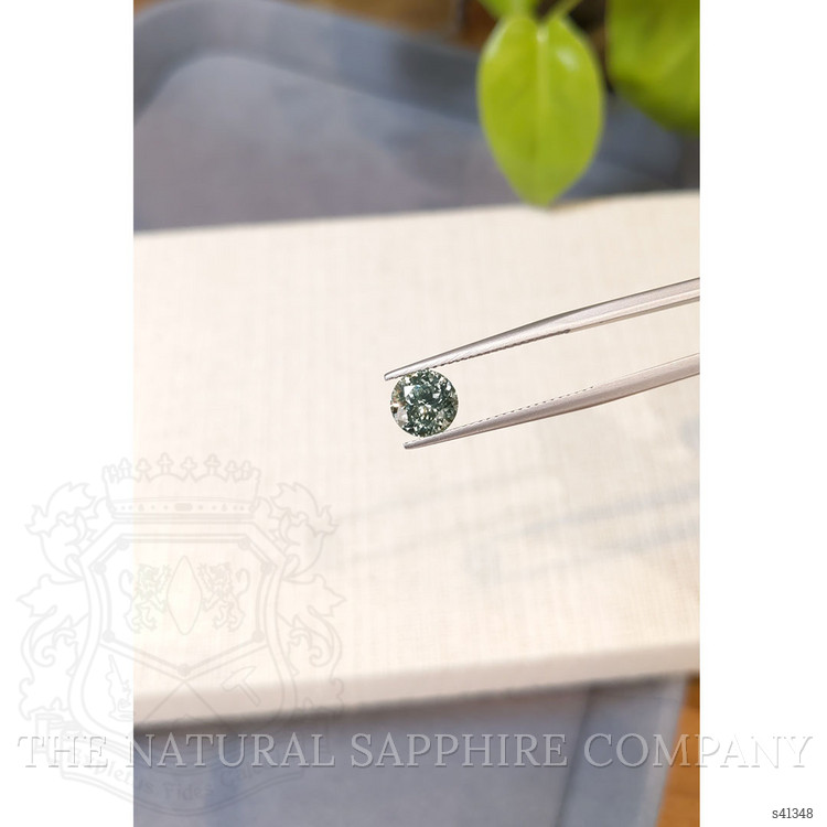 2.05 Ct. Greenish Blue Sapphire from Montana
