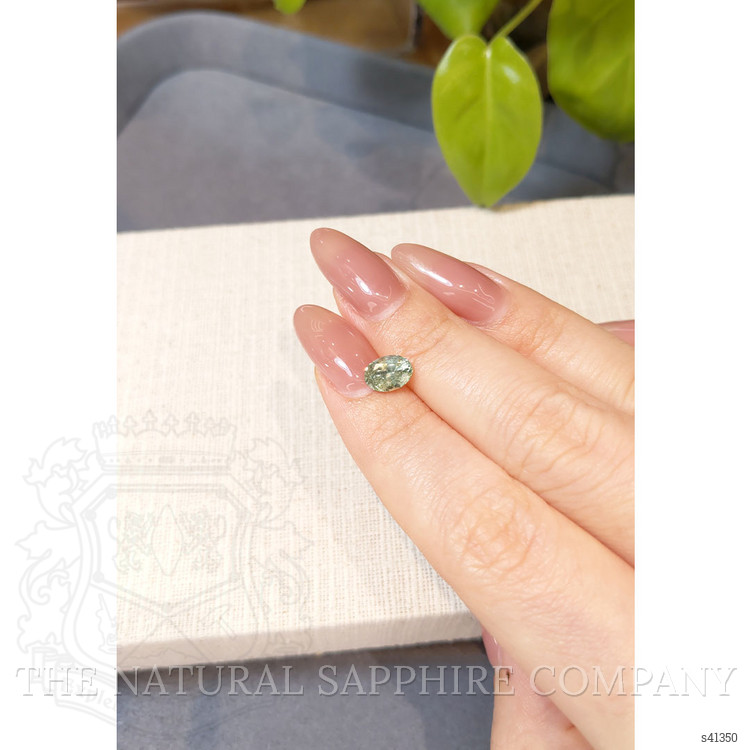 1.54 Ct. Bluish Green Sapphire from Montana