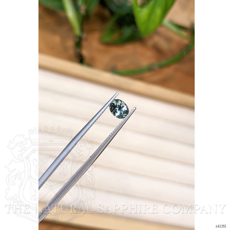2.55 Ct. Greenish Blue Sapphire from Montana