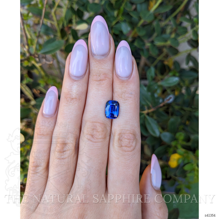 4.45 Ct. Blue Sapphire from Ceylon (Sri Lanka)