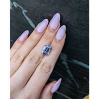 9.11 Ct. Purple Sapphire from Ceylon (Sri Lanka) Life Style