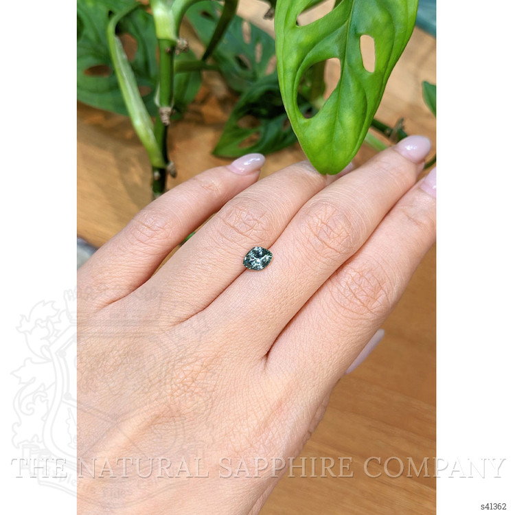 0.97 Ct. Bluish Green Sapphire from Montana