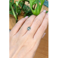 1.45 Ct. Bluish Green Sapphire from Montana Life Style