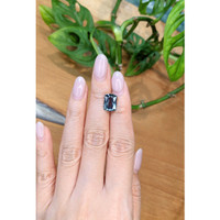 4.33 Ct. Bluish Green Sapphire from Montana Life Style