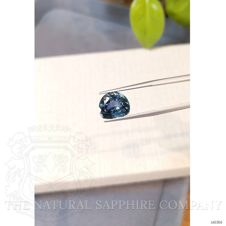 7.10 Ct. Greenish Blue Sapphire from Montana