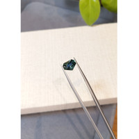 3.59 Ct. Bluish Green Sapphire from Montana Life Style