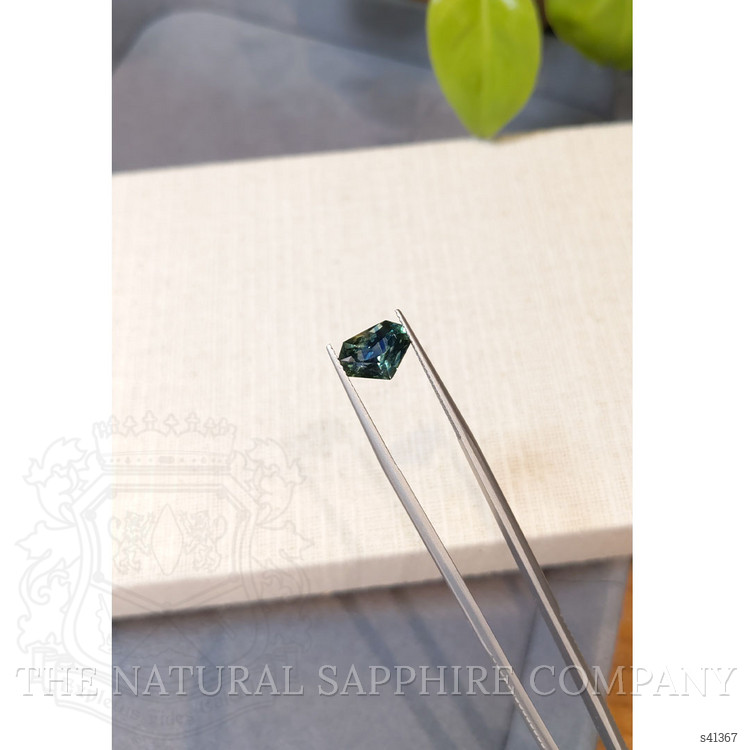 3.59 Ct. Bluish Green Sapphire from Montana