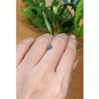 0.80 Ct. Bluish Green Sapphire from Montana Life Style