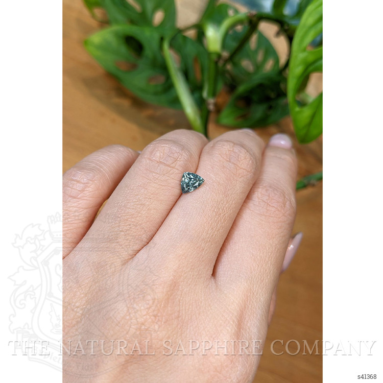 0.80 Ct. Bluish Green Sapphire from Montana