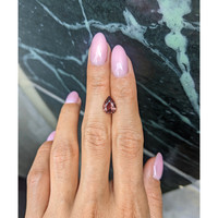 2.32 Ct. Orangish Brown Sapphire from Madagascar Life Style