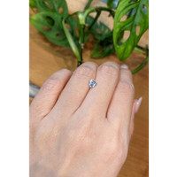 0.77 Ct. Greyish Blue Sapphire from Montana Life Style