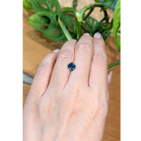 1.43 Ct. Greenish Blue Sapphire from Montana Life Style