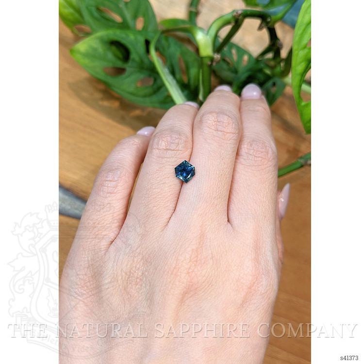 1.43 Ct. Greenish Blue Sapphire from Montana
