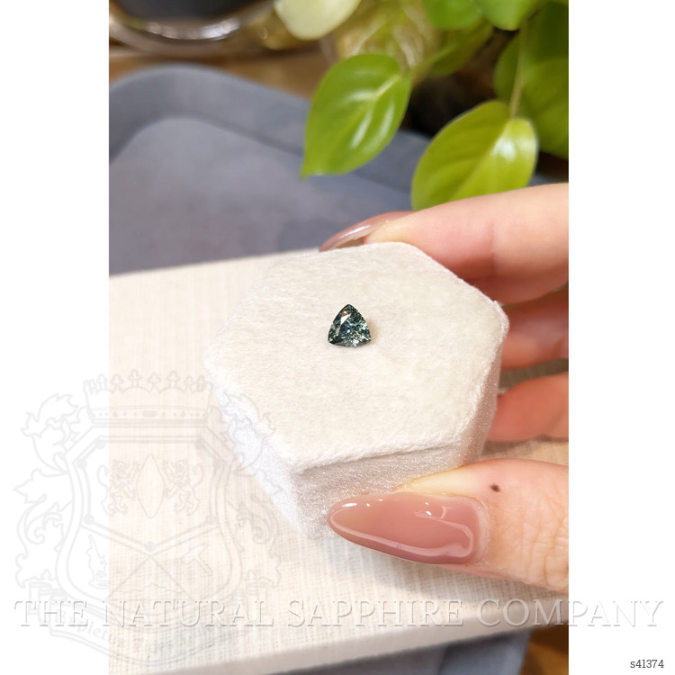 1.10 Ct. Bluish Green Sapphire from Montana