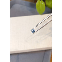 0.83 Ct. Greyish Blue Sapphire from Montana Life Style