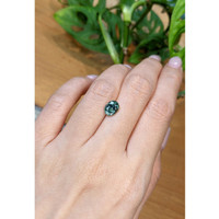 1.87 Ct. Bluish Green Sapphire from Montana Life Style