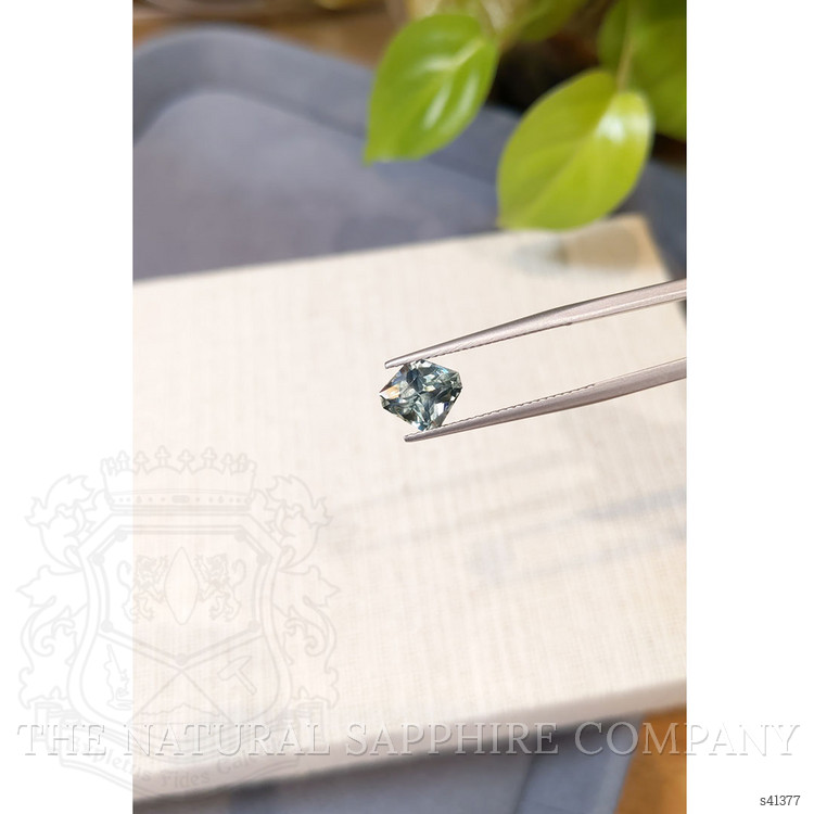 2.17 Ct. Greenish Blue Sapphire from Montana