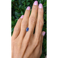 1.64 Ct. Blue Sapphire from Ceylon (Sri Lanka) Life Style
