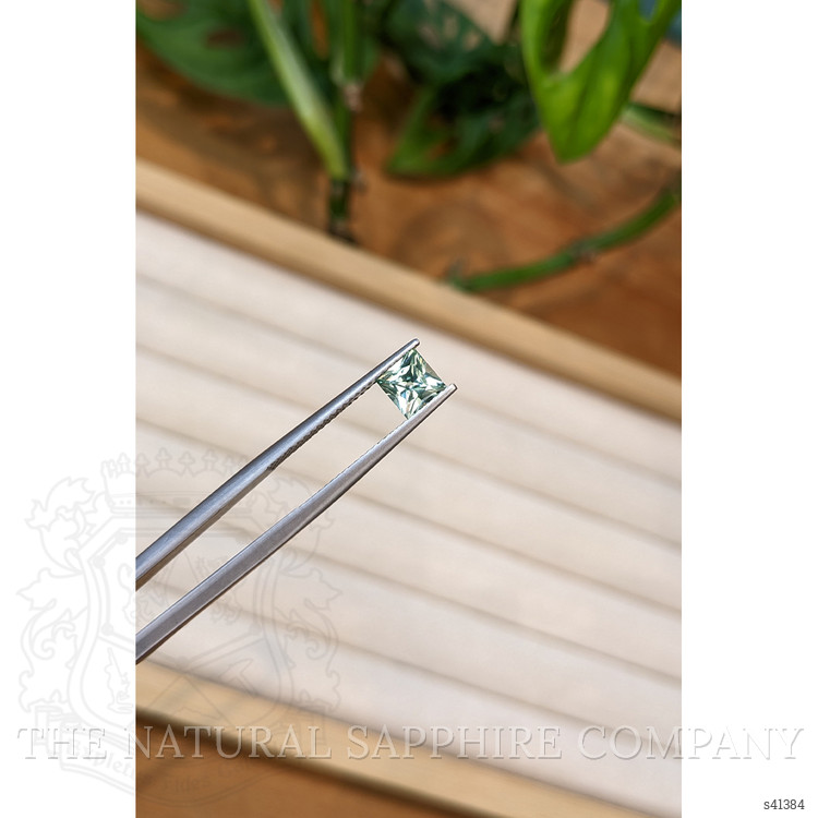 0.92 Ct. Green Sapphire from Montana