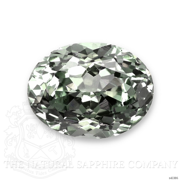 0.92 Ct. Green Sapphire from Montana