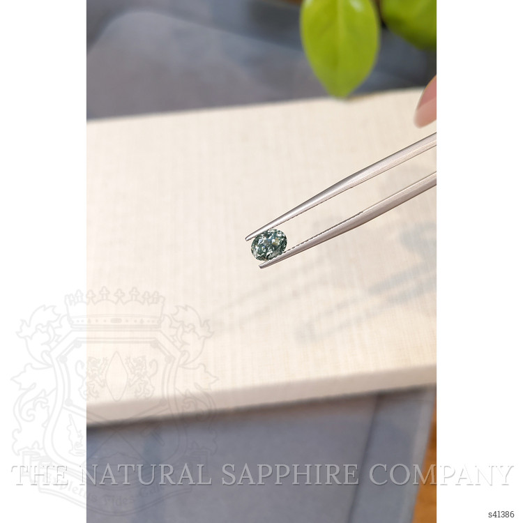 0.92 Ct. Green Sapphire from Montana