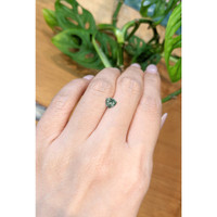 0.91 Ct. Green Sapphire from Montana Life Style