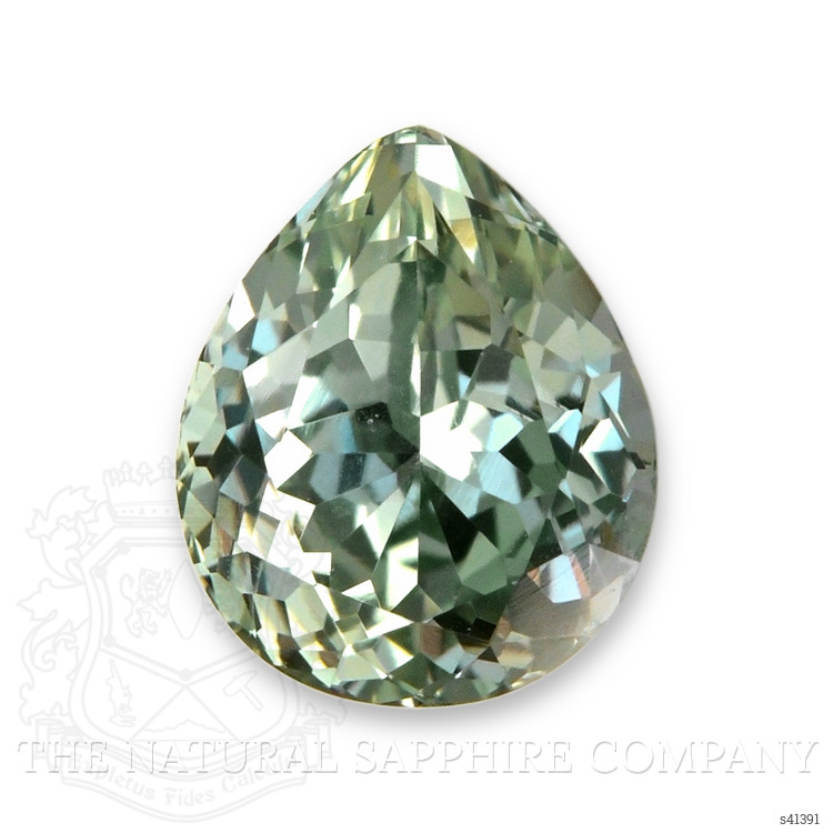0.90 Ct. Green Sapphire from Montana