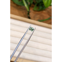 0.86 Ct. Green Sapphire from Montana Life Style