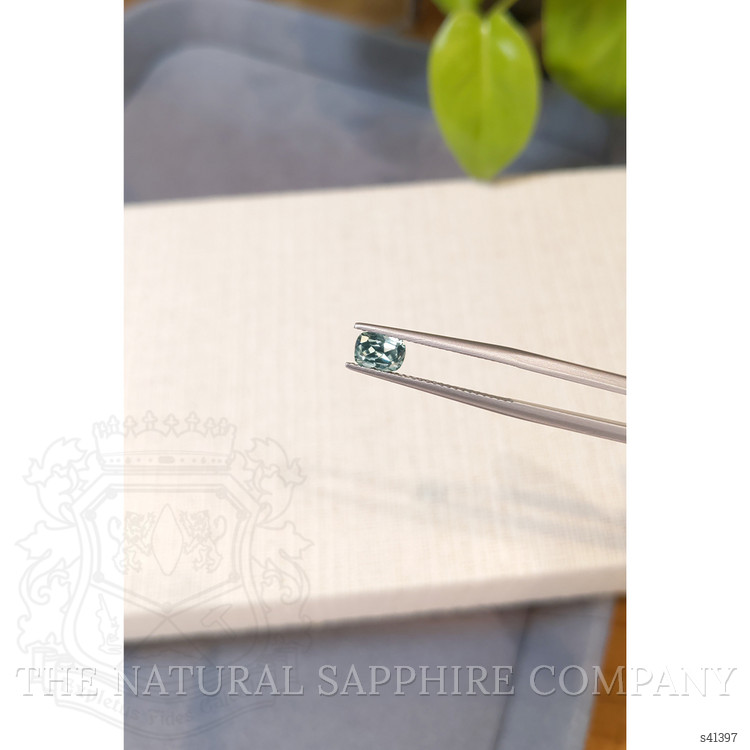0.83 Ct. Bluish Green Sapphire from Montana