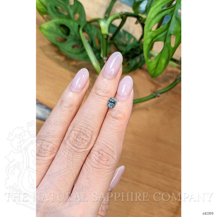 0.85 Ct. Greenish Blue Sapphire from Montana