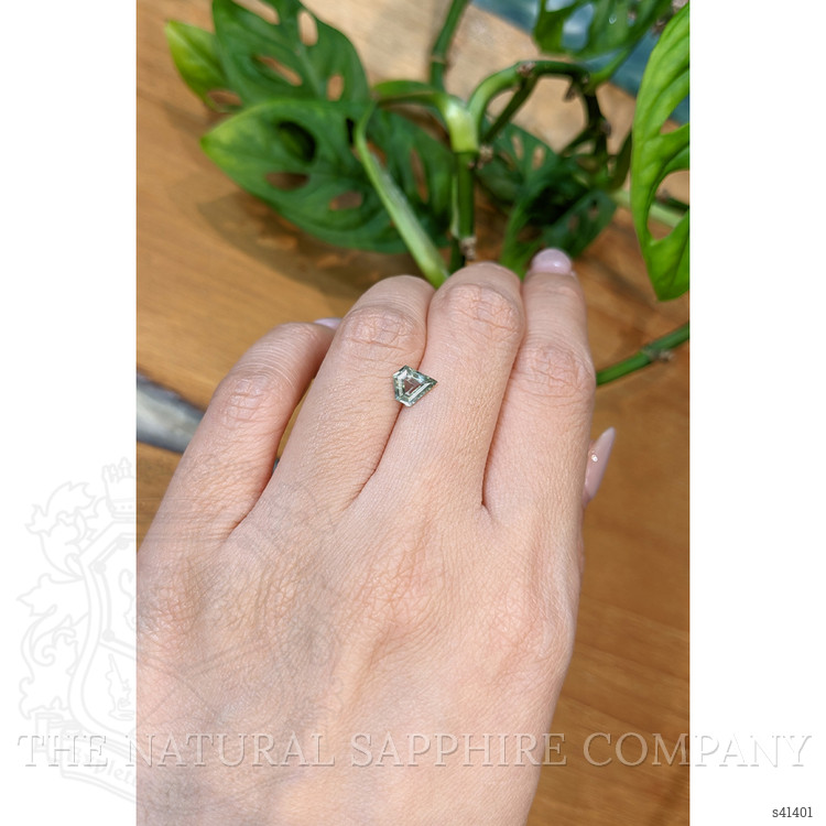 0.94 Ct. Green Sapphire from Montana