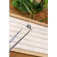 0.94 Ct. Green Sapphire from Montana Life Style