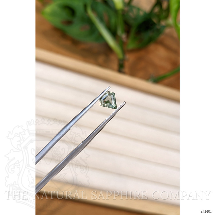 0.94 Ct. Green Sapphire from Montana