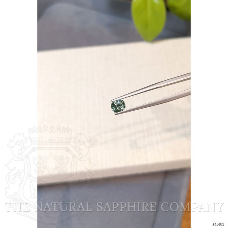 0.87 Ct. Bluish Green Sapphire from Montana
