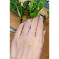 0.87 Ct. Purple Sapphire from Montana Life Style
