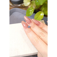 0.87 Ct. Greyish Blue Sapphire from Montana Life Style