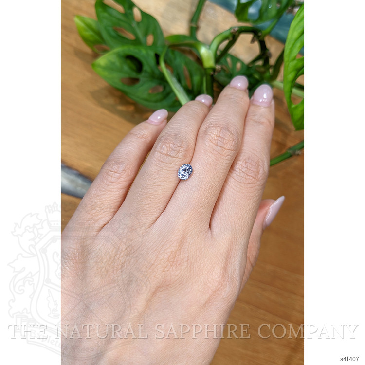 0.87 Ct. Greyish Blue Sapphire from Montana
