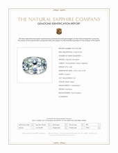 0.80 Ct. Bluish Green Sapphire from Montana Scan Report