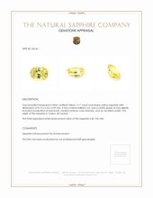 2.17 Ct. Sapphire from Ceylon (Sri Lanka) Appraisal