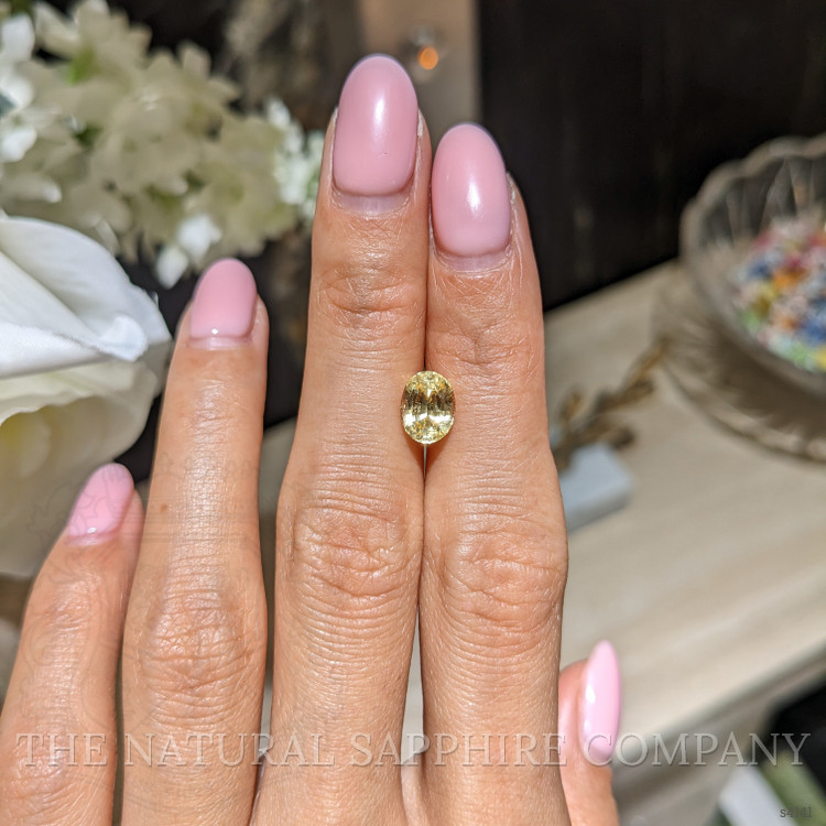 2.17 Ct. Yellow Sapphire from Ceylon (Sri Lanka)